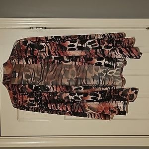 Womens Sothern Lady Cardigan. Size. Black, Gray and Mauve.